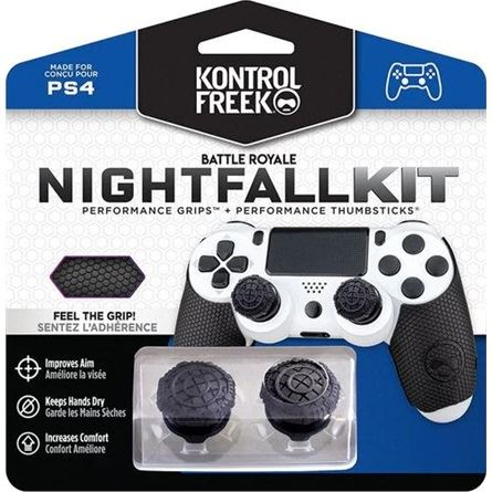 KontrolFreek Performance Grips Nightfall PS4 kontroller borítás fekete (4777-PS4) (4777-PS4)