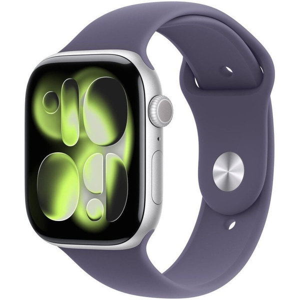 Apple Watch Series 11 GPS + Cellular 42mm Silver alumínium Purple Fog sportszíjjal