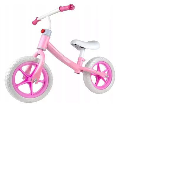 Rózsaszín-Fehér Futóbicikli