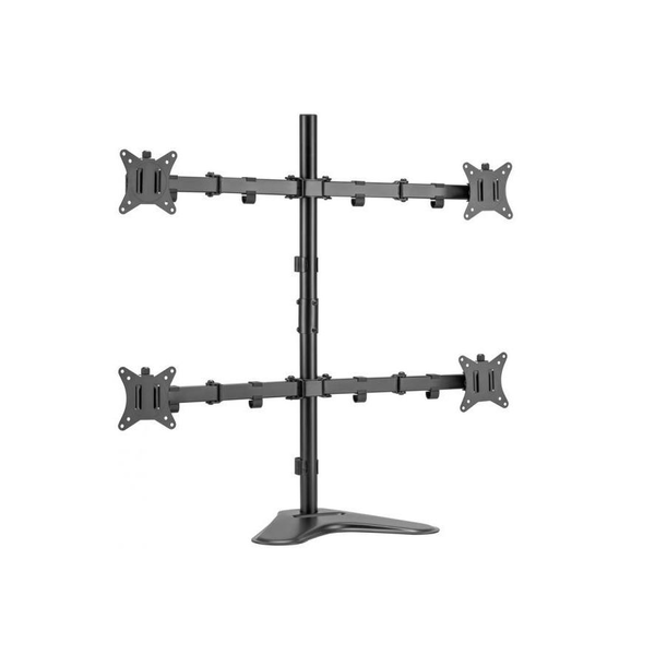 Equip 650127 skærmbeslag og -stativer 81,3 cm (32") Sort Skrivebord
