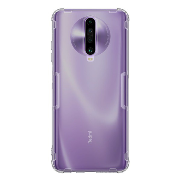 NILLKIN NATURE szilikon telefonvédő (közepesen ütésálló, légpárnás sarok, 0.6 mm, ultravékony) SZÜRKE [Xiaomi Redmi K30 / K30 5G]