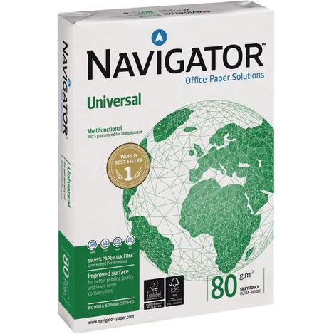 Papel Fotocopiadora Navigator Din A3 80 Gramos Papel Multiuso Ink-jet Y Laser-paquete De 500 Hojas