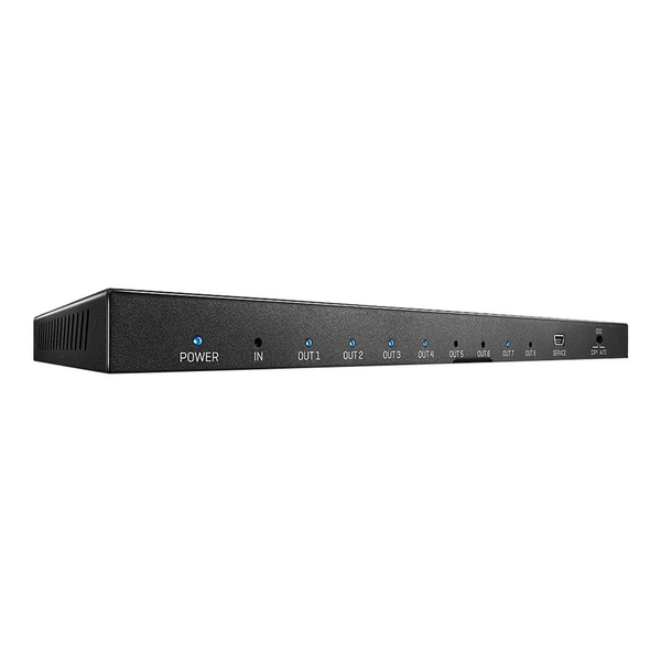 Lindy 8 Port HDMI 2.0 18G Splitter - video/audio splitter - 8 ports