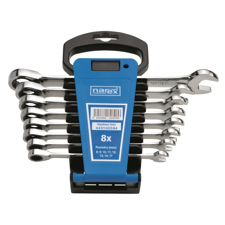 NAREX racsnis csavarkulcs készlet 8 db (443100594)
