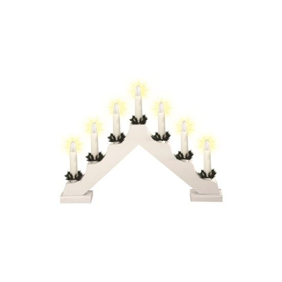 Somogyi Gyertyapiramis Ablakdísz 7 izzós fehér szín meleg fehér (KAD 03) (KAD 03)