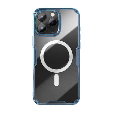 Nillkin Nature Pro Magnetic iPhone 16 Pro Max tok átlátszó-kék (6902048287334)