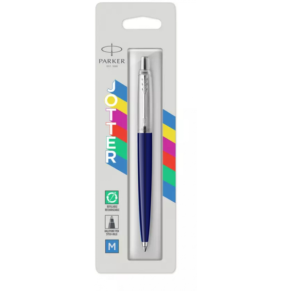 Propiska Parker Jotter tmavě modré navy CT Originals, modrá náplň M
