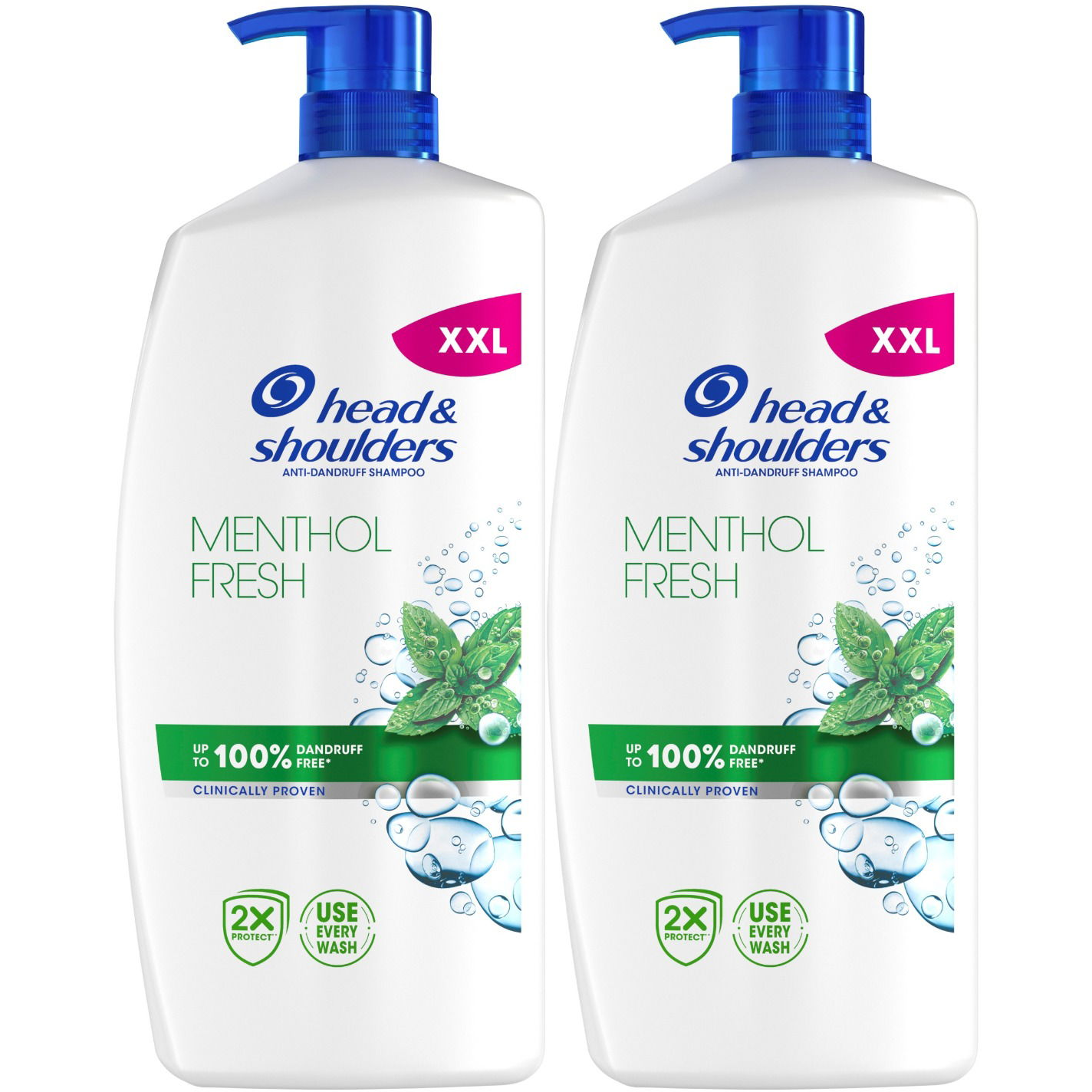 HEAD AND SHOULDERS Menthol Fresh 2 × 800 ml (DRG03bun)