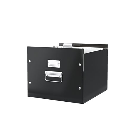 Leitz Click&Store Függőmappa tároló doboz lakkfényű - Fekete