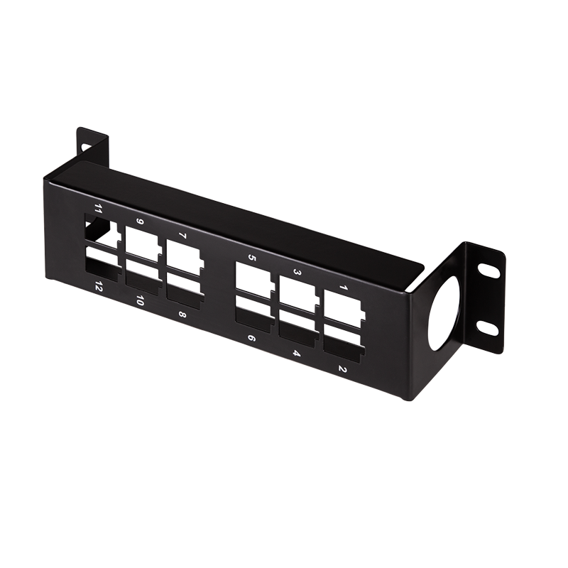 Logilink Konzol 12 Keystone modulhoz, 10 hüvelykes vagy falra szerelhető (NK4078) (NK4078)