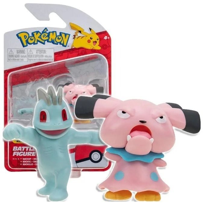 Pokémon - Battle Figure 2 Pack - Machop and Snubbull (191726424376)