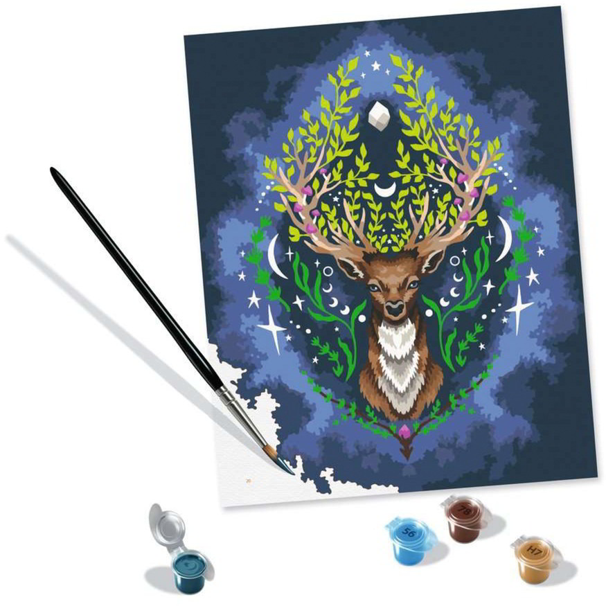 Ravensburger CreArt - Pixie Cold: Misztikus szarvas 300x240mm festőkészlet (23640)