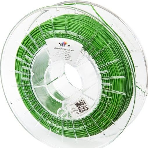 Spectrum Filaments 80260 S-Flex 90A 3D nyomtatószál Rugalmas nyomtatószál rugalmas, vegyileg ellenálló, késedelem nélkül 1.75 mm 500 g lime green, (80260)