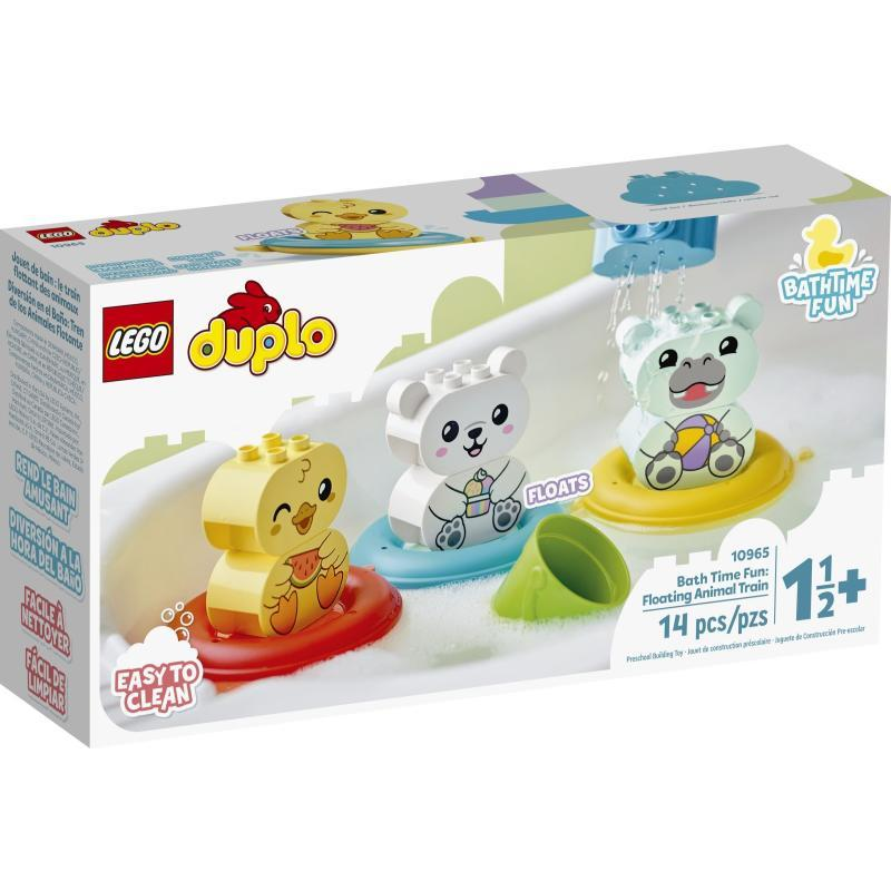 LEGO DUPLO Vidám fürdetéshez: Úszó állatos vonat (10965)