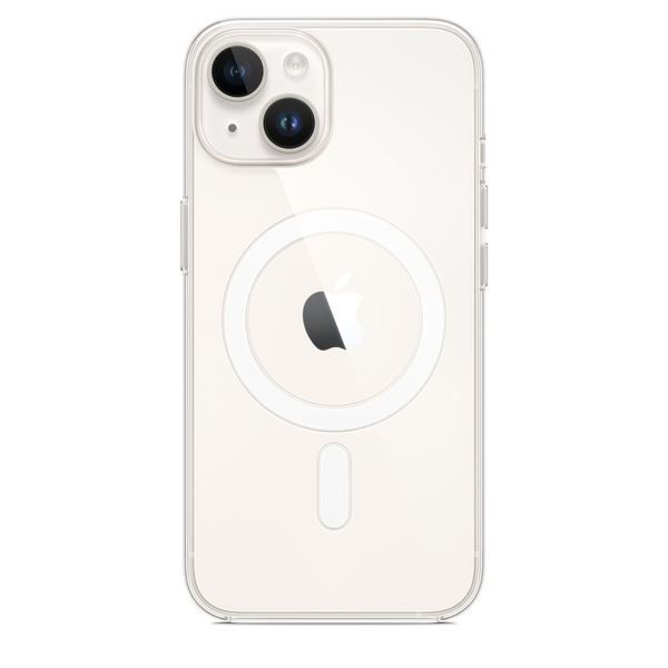 Pouzdro Apple iPhone 14 Plus Clear Case MPU43ZM/A Průhledné MagSafe
