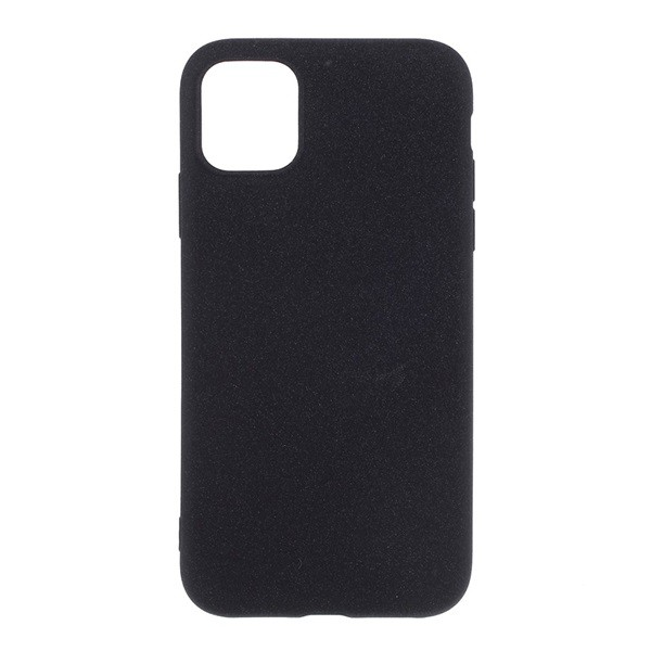 Szilikon telefonvédő (matt) FEKETE [Apple iPhone 11] (5996457906062)