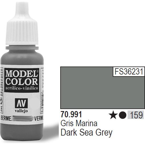 Vallejo Model Color Dark Sea Grey Akrilfesték 70991 (70991)