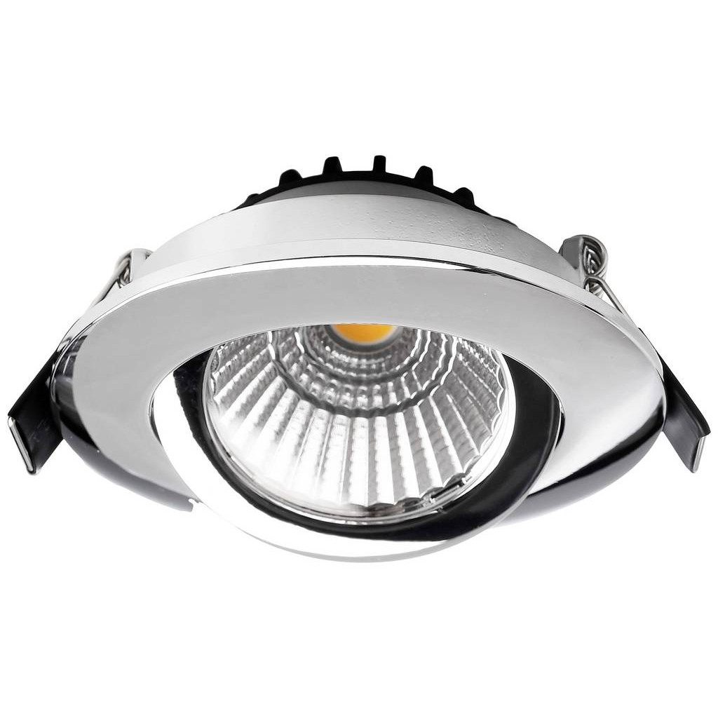 Deko Light Dione LED-es beépíthető lámpa EEK: E (A - G) LED Fixen beépített LED-es 8.50 W Króm (565372) (565372)