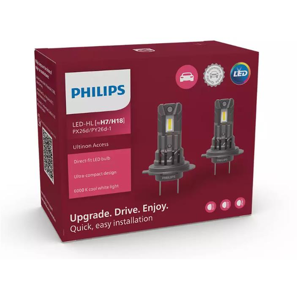 PHILIPS Ultinon Access 2500 H7/H18, 12 V