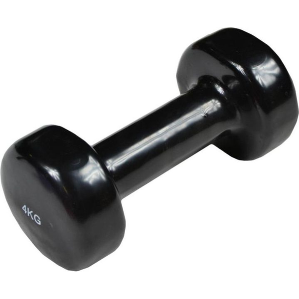 Enero Fit Kézisúlyzó, Vinyl Borítású 4 Kg Szürke-Fit Premium 1 db