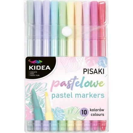 Kidea 10 Színű Filctoll - Pasztell (DERF4516)