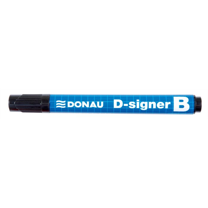 Donau D-signer B 2-4mm Táblamarker 2-4 mm - Fekete (7372001-01PL)