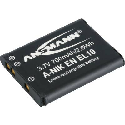 EN-EL19 Nikon kamera akku 3,7V 700 mAh, Ansmann (1400-0016)
