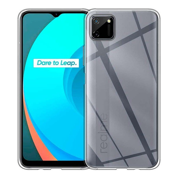 Szilikon telefonvédő (ultravékony) ÁTLÁTSZÓ [Realme C11]