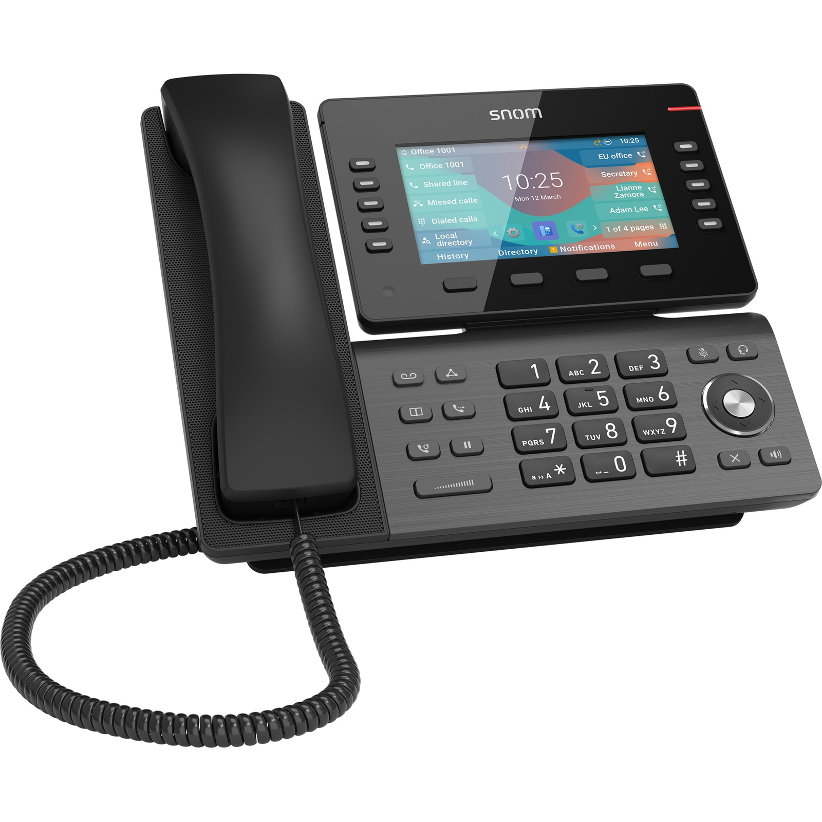 Snom D865 Asztali Telefon - Fekete (4536)