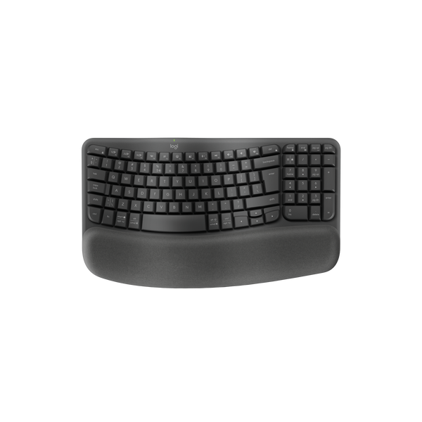 Logitech Wave Keys toetsenbord Kantoor RF-draadloos + Bluetooth QWERTY US International Grafiet