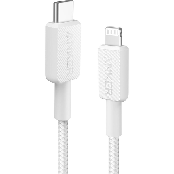 Anker A81B6G21 Lightning kabel 1,8 m Hvid