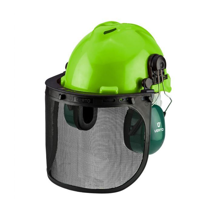 Verto 97H300 Védősisak 3az1-ben fülvédővel pajzzsal (Verto97H300)