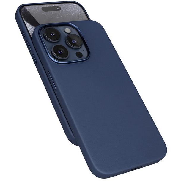 Epico Mag+ iPhone 15 Pro Max kék bőr tok (81410131600001)