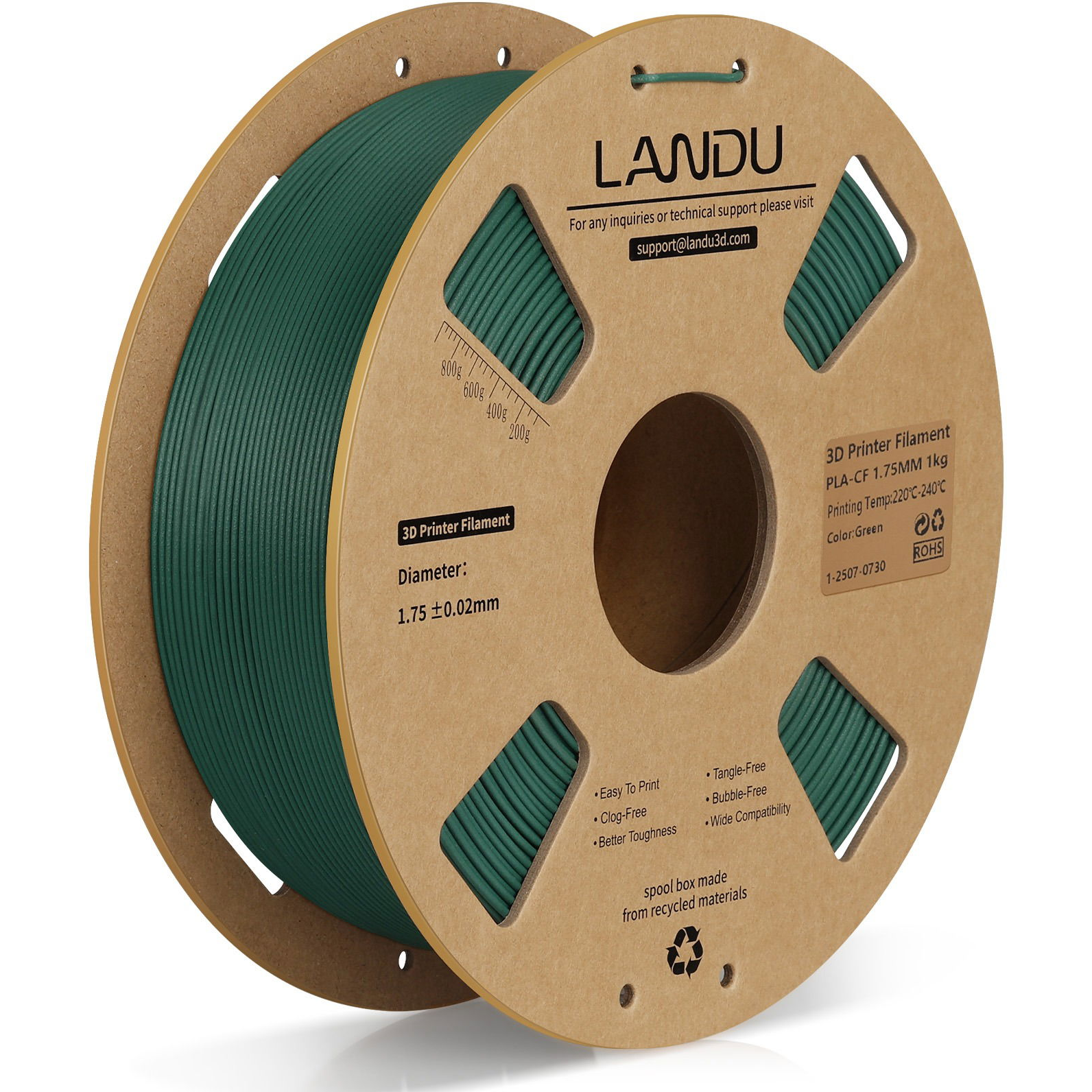 Landu PLA-CF Green 1kg (landu250739)