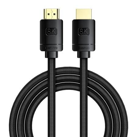 Baseus High Definition Series HDMI 2.1 kábel 2m fekete (CAKGQ-K01)