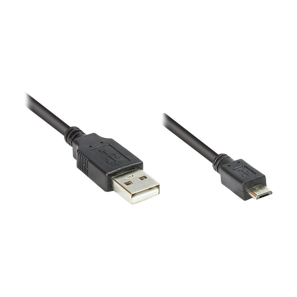 Good Connections USB2.0 Kabel A-Micro B schw. 1m