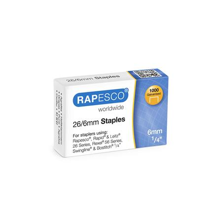 Rapesco 26/6 Tűzőkapocs 1000 db (S11661Z3)
