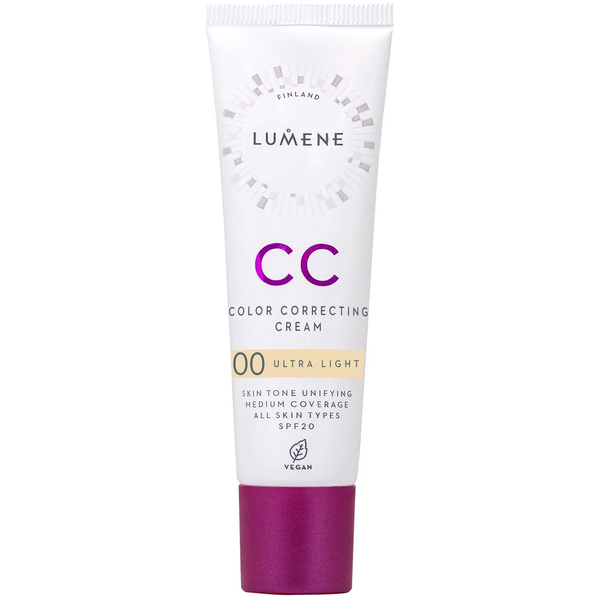 LUMENE CC Color Correcting Cream SPF20 Shade 00 Ultra Light