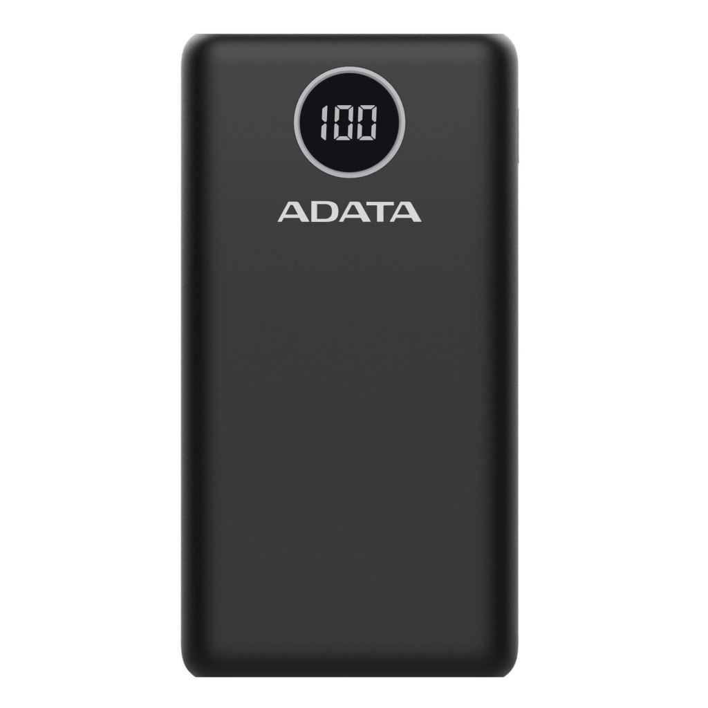 ADATA P20000QCD Power Bank 20000mAh fekete (AP20000QCD-DGT-CBK) (AP20000QCD-DGT-CBK)
