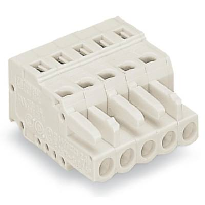 WAGO Hüvelyház kábel 721 Pólusok száma 10 Raszterméret: 5 mm 721-110/026-037 50 db (721-110/026-037)