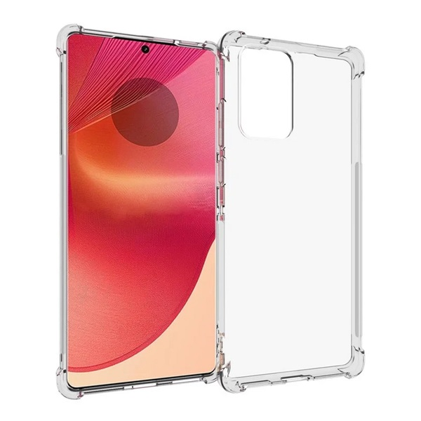 Szilikon telefonvédő (ütésállóság, légpárnás sarok) ÁTLÁTSZÓ Motorola Edge 50 Fusion 5G (XT2429-2) "Gigapack csomagolás" (GP-157652)