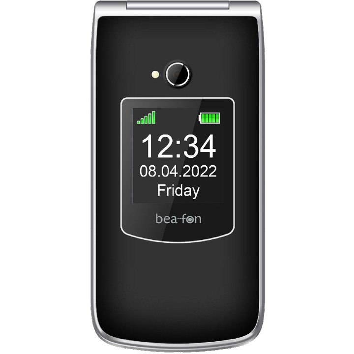 Beafon SL605 Mobiltelefon - Kinyitható, Fekete (SL605_EU001B)