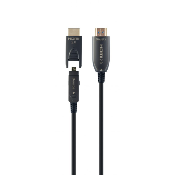 Cablexpert CCBP-HDMID-AOC-30M HDMI 2.0 - HDMI Aktív optikai kábel 30m - Fekete