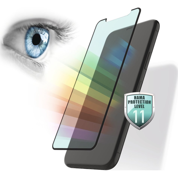 Hama Anti-Bluelight+Anti-bact. Protecție ecran transparentă Apple 1 buc.
