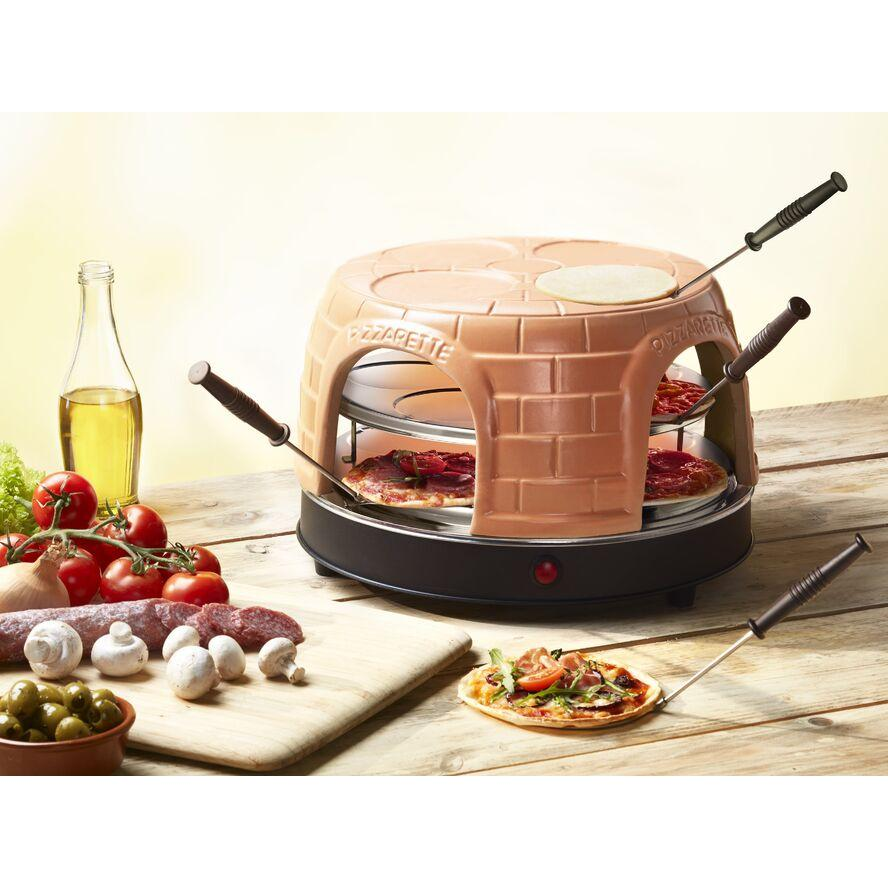 Emerio Pizza Ofen,Pizzarette Prebake Funktion, 8 Pers. (PO-116124.1) (PO-116124.1)