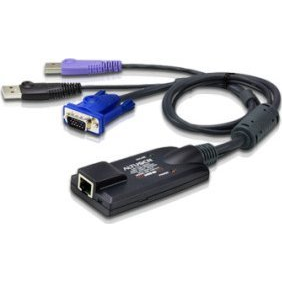 ATEN KA7177-AX KVM-kabel Sort, Blå, Lilla