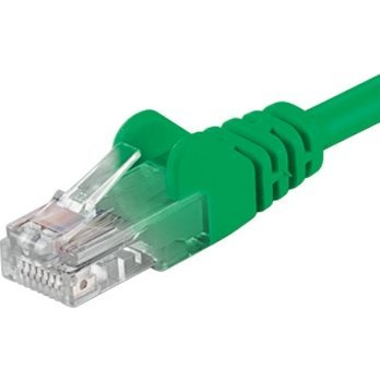 PREMIUMCORD UTP CAT5E Összekötő Zöld 25cm sputp002G (sputp002G)