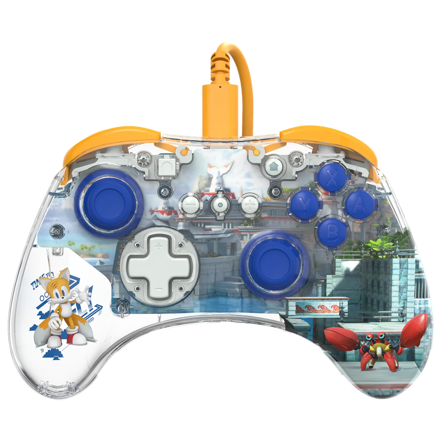 PDP REALMz Áttetsző USB Gamepad Analóg/digitális Nintendo Switch, Nintendo Switch OLED (500-221-TAI)