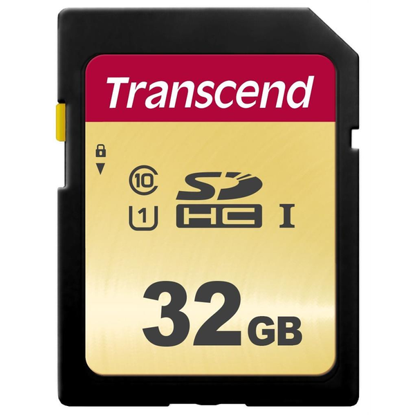 Transcend 32GB 500S SDHC UHS-I U1 CL10 memóriakártya