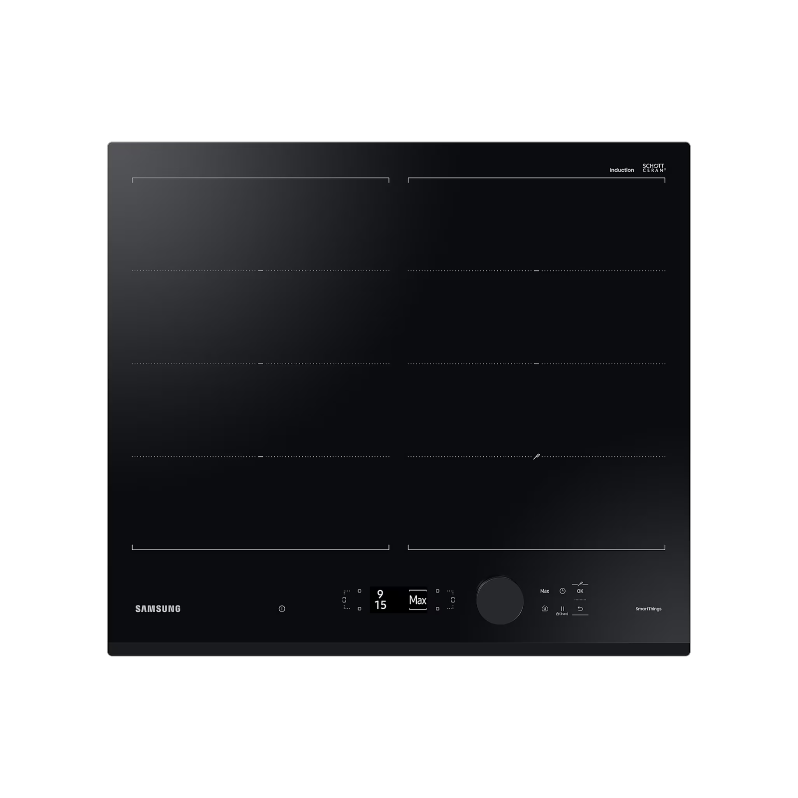 Samsung NZ64B7799GK/U2 Beépíthető 4 zónás Indukciós Főzőlap 7400 Watt - Fekete (NZ64B7799GK/U2)